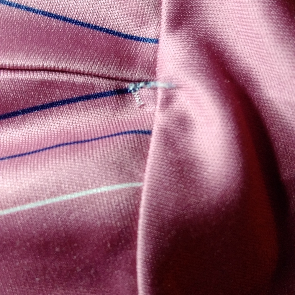 PGA  pro series polo golf shirt XXL Mauve with stripes 100% polyester Polo shi… - Picture 6 of 14